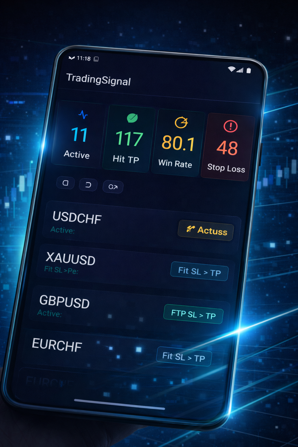 REAL TRADES. REAL RESULTS - Track hits, losses & win rates