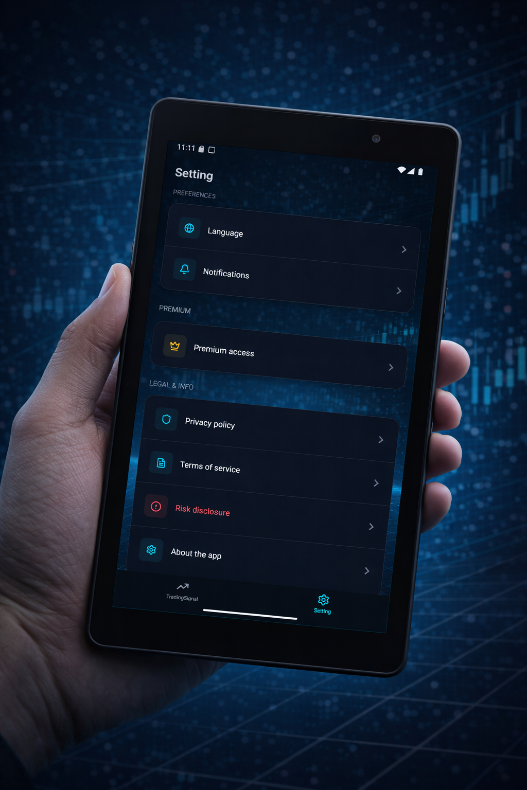 SEE WHAT OTHERS CAN'T - Unlock premium signal details